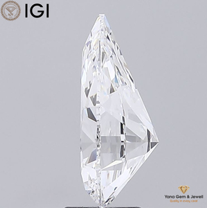 Diamant de laboratoire CVD certifié IGI, 4,00 carats, taille poire, clarté VVS1, couleur D, pour créations solitaires de luxe - Product Image 4