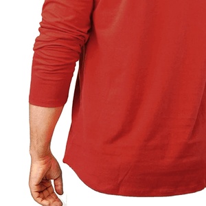 Suministro Directo de Fábrica, Camiseta de Manga Larga para Hombre, 100% Algodón, Cuello Redondo, Secado Rápido, Ecológica, con Impresión Personalizada - Product Image 6