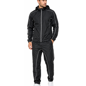 <b>Men</b> Nylon Tracksuit Custom Windproof Lightweight Sports <b>Jacket</b> and Pants Set OEM ODM Wholesale Clothing Manufacturer Supplier - Product Image 1