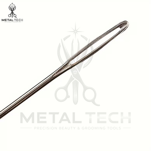 Aiguilles à tisser les cheveux à grande ouverture, les plus vendues, en acier inoxydable poli, pour extensions, ensemble professionnel - Product Image 4