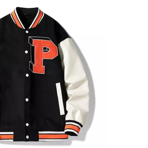 Fashionable Button Type Winter Breathable Japan Style Canvas Varsity <b>Jacket</b> for <b>Men</b> Made In Pakistan - Product Image 4