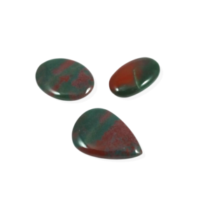 Lot de cabochons en agate de sang africaine naturelle en vrac, haute qualité, vert et rouge, 20-40 mm, pour bijoux de guérison - Product Image 6