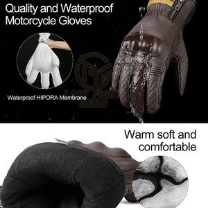 Guantes de Motocicleta Impermeables con Pantalla Táctil, Guantes de Motocicleta de Dedo Completo, Guantes de Motocicleta de Carreras - Product Image 4