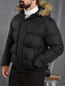 New High Quality OEM Customized Printed Padded Bubble Warm Winter Men <b>Coats</b> Puffer Jacket 2026 <b>Heated</b> Men winter jacket - Product Image 6