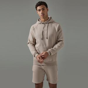 Breathable <b>Men</b> Summer Set <b>Long</b> Sleeve Hoodie <b>Shorts</b> Sets Two Pieces Fitness Set Casual Summer Tracksuit With Logo - Product Image 2