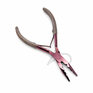 Outils professionnels pour extensions de cheveux ADELMAS de 7 pouces, trois trous, micro-perles, acier inoxydable de haute qualité, personnalisés - Product Image 2