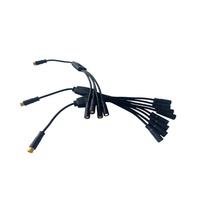 Konektor Kabel Tahan Air M8 IP67 untuk Sepeda Listrik Skuter 2 3 4 5 6 Pin Kuningan Male to Female kabel harness sepeda motor