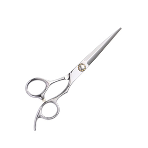 Ciseaux de barbier professionnels en acier inoxydable pour gauchers, manche long, lame tranchante, 30 dents, ciseaux de toilettage pour salon - Product Image 4
