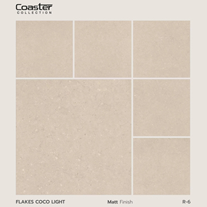 กระเบื้องปูพื้นพอร์ซเลนลายแกะสลักขนาด 60x60 ซม. ผิวด้าน ให้พื้นผิวที่ละเอียดอ่อนและสมดุล - Product Image 1