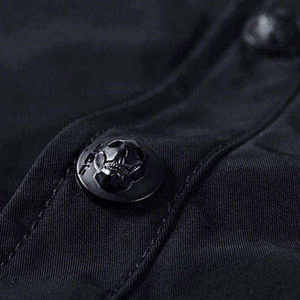 Men's Techwear Tactical Bomber <b>Jacket</b> Streetwear Cargo Windbreaker Urban Punk Gothic Patchwork Outerwear Utility Flight Coat - Product Image 6