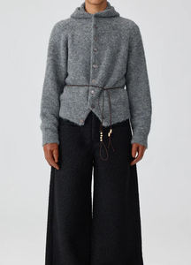 Sudadera con Capucha de Mohair, Nuevo Diseño, Estilo Urbano, Sudadera con Capucha para Hombre, Suéter de Punto para Invierno, Sudadera con Capucha de Mohair con Rayas Personalizadas - Product Image 3