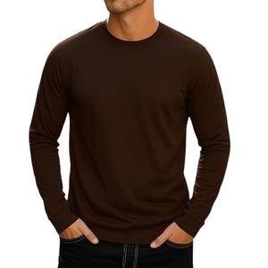 Cotton Long Sleeve <b>Collar</b> <b>T</b> <b>Shirt</b> Mens Breathable Casual Streetwear Soft Fit ODM Supplier - Product Image 3