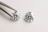 Diamant rond brillant créé en laboratoire, couleur D E F, clarté VVS, coupe excellente, CVD HPHT, diamant en vrac, certifié IGI, diamant en gros
