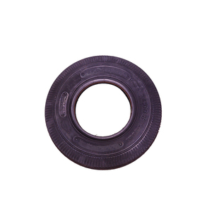 Neumático de Motocicleta Sin Cámara 4.00-8, de Caucho Negro, Hecho en India, Compatible con RE Ape King, Exportación a Haití y Ecuador - Product Image 2