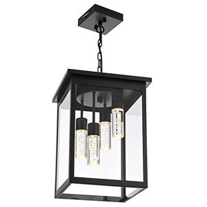 Lampada a Sospensione LED 5CCT per Esterni, Lanterna Integrata per Portico, Patio, Giardino - Plafoniera - Product Image 3