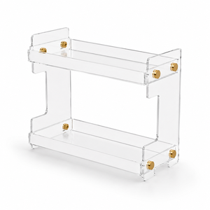 Caja de Almacenamiento Acrílica Transparente para Baño, Organizador de Cosméticos Personalizado para Encimera de Baño, Accesorios de Baño para Hotel - Product Image 3