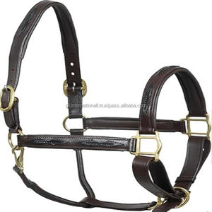Harnais de cheval en cuir rembourré, de qualité supérieure, populaire, luxueux, élégant, parfait, réglable et tendance - Product Image 1