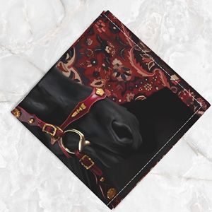 Pañuelo Personalizado 100% Algodón, Diseño Liso y Moderno, Sin Costuras, con Patrón de Puntos y Letras para Adultos, para la Temporada de Primavera - Product Image 4