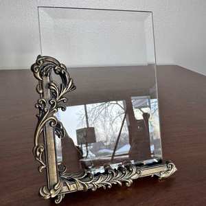 Cadre en laiton patiné argenté vintage, finition dorée, cadre photo rustique en laiton, fournisseur de cadres métalliques haut de gamme, cadre en laiton - Product Image 3