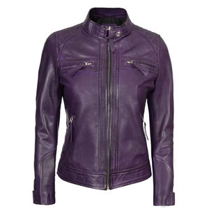 Chaqueta de Cuero para Mujer, Estilo Nuevo, con Mangas de Cuero, Chaquetas de Cuero PU, Ropa Casual para Mujer, Chaquetas para Mujer - Product Image 3