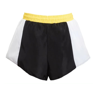 Conjunto Deportivo Color Block para Mujer, Top Corto con Capucha y Pantalones Cortos con Cordón, Manga Larga, Poliéster Ligero, Ropa de Verano - Product Image 4