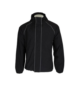Chaqueta Cortavientos Personalizada con Cierre, Cuello Alto, Capucha y Talla Grande - Product Image 1