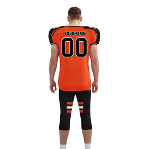 Uniforme de Fútbol Americano Sublimado Personalizable de Alta Calidad, Talla Grande, con Tela de Spandex/Poliéster, Manga Corta - Product Image 2