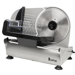 SL526 Affettatrice per Alimenti Domestica 110V/150W, Tagliatrice a Nastro Semi-Automatica da 7,5 Pollici per Carne e Alimenti, Tritacarne e Affettatrici 110V/150W - Product Image 6