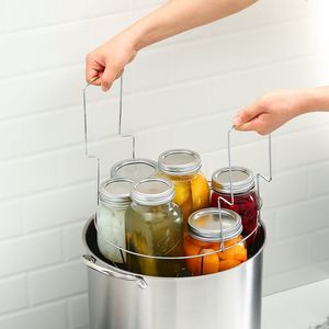Pentola a doppio bagno maria in acciaio inossidabile da 21,5 litri con griglia e manici a doppia impugnatura - Product Image 3