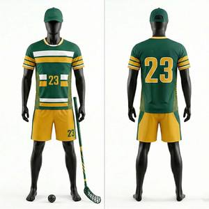 Fabricant d'uniformes de floorball personnalisés, maillots et shorts de floorball sublimés, fournisseur de kits de floorball professionnels pour équipes - Product Image 3