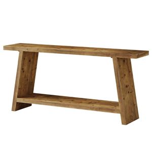 <b>Solid</b> <b>Wood</b> Console Table with Storage Space Elegant Sofa Table and Entrance <b>Desk</b> Decorative Table - Product Image 5
