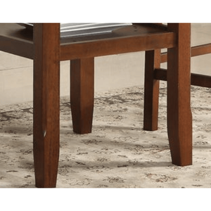 Table de salle à manger à hauteur de comptoir avec finition cerise Tartys - Product Image 3