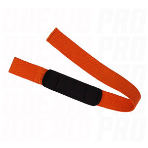 WEIGHT LIFTING <b>STRAPS</b> ORANGE NEOPRENE PADDED WRIST SUPPORT <b>STRAPS</b> HEAVY DUTY GYM LIFTING GRIP ASSIST HOOK POWER TRAINING FITNESS - Product Image 3
