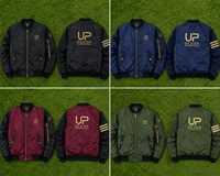 Blouson Bomber Homme Personnalisé Bordeaux et Noir, Coupe-Vent avec Poignets Côtelés, Style Streetwear, Vente en Gros OEM Usine
