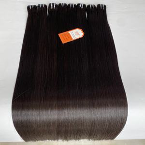 Extensiones de Cabello Humano Remy de 24'' de Longitud Completa, Cabello Vietnamita Natural, Liso, Grado 12A, Trama Doble a Máquina, Listas para Enviar - Product Image 5