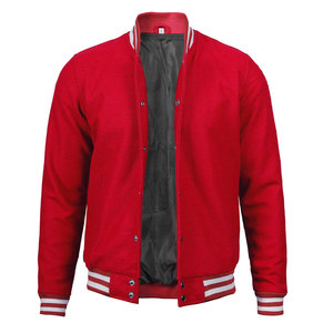 High Quality Coated <b>Men's</b> Varsity <b>Jacket</b> Stand Front Embroidery Quick Dry Customizable Winter <b>Lightweight</b> High Street College - Product Image 2