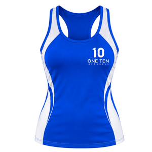Custom Women's Racerback <b>Sports</b> <b>Tank</b> <b>Top</b> Sleeveless Athletic Training Shirt Breathable Quick Dry Fitness Gym Running Workout - Product Image 1