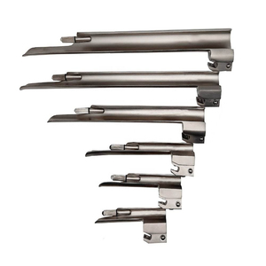 Ensemble de laryngoscope conventionnel Macintosh, 4 lames, manche en acier inoxydable, instruments chirurgicaux professionnels - Product Image 3