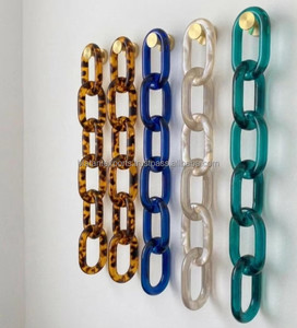 Chaînes murales décoratives en résine transparente colorée pour projets DIY, séparateur de pièce moderne et écologique - Blatant Exports - Product Image 6