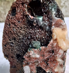 ลูกบอลทอมสันไนต์สีแดงธรรมชาติ ชุดแร่พรีเมียม ตัวอย่างคริสตัลสำหรับจัดแสดง คอลเลกชันตกแต่ง ชุดของขวัญเพื่อการบำบัด คุณภาพสูง - Product Image 1