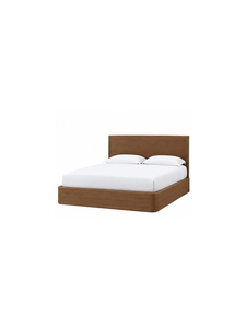 Base de Cama Minimalista de Madera de Teca Sólida con Cabecera, Diseño Duradero para Hotel, Apartamento o Casa de Campo - Product Image 4