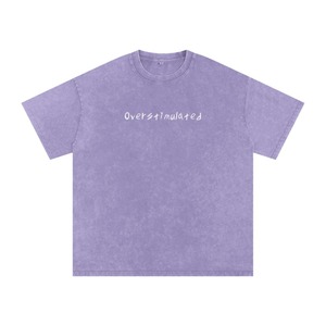 เสื้อยืดผู้ชายสไตล์วินเทจ100% สำหรับผู้ชายเสื้อยืดแอซิดแบบแอซิดผ้าคอตตอน - Product Image 1
