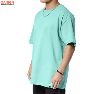 T-shirt Homme Uni Grande Taille Respirant Été Manches Courtes Décontracté Léger Vente en Gros OEM - Product Image 3