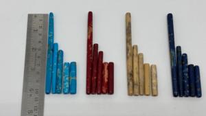 Cuentas de Hueso Teñidas a Mano con Diseño Salpicado para Trenzado, Joyería y Artesanía, Venta al por Mayor, OEM, Exportación, India - Product Image 3