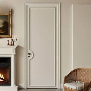 Puerta Moderna Minimalista Ecológica con Núcleo de WPC, Resistente al Agua, de Madera y Plástico, para Interiores, Hogar, Villa, Habitaciones de Hotel - Product Image 5