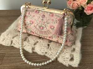 Sac à main artisanal en perles brodées dorées pour femme et fille, sac à bandoulière pour mariage et soirée, pochette de soirée, sac d'emballage - Product Image 2