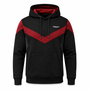 Sudadera con Capucha Lisa Personalizada de Fábrica al por Mayor para Hombre, Ajuste Regular, 100% Algodón, Forro Polar Transpirable, Estampado de Goma en Relieve Frontal, Teñido Liso para Otoño - Product Image 4