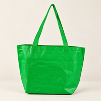 Sac de courses réutilisable en PP tissé laminé de haute qualité, personnalisé, pour supermarché, production en série en usine, vente en gros