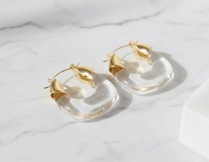 Luxury Islamic Resin <b>Drop</b> Earrings Handmade Designer Epoxy Lightweight Fashion Accessories Gift for Women - Product Image 1