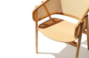 Chaise de salle à manger contemporaine en bois de frêne nordique, fauteuil en bois pour l'hôtellerie, vente en gros - Product Image 3